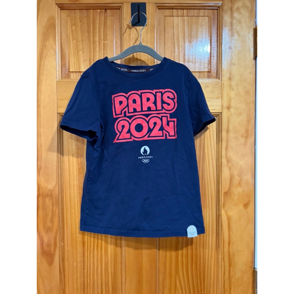 Paris 2024 Olympics Official Licensed Graphic T-Shirt Navy Youth 10A